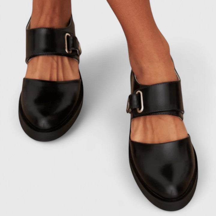 Ballerine Donna Mary Jane con Fascia e Soletta Imbottita – Tacco Basso