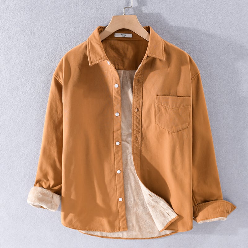 Men's Slim Fit Shirt with Pocket Detail