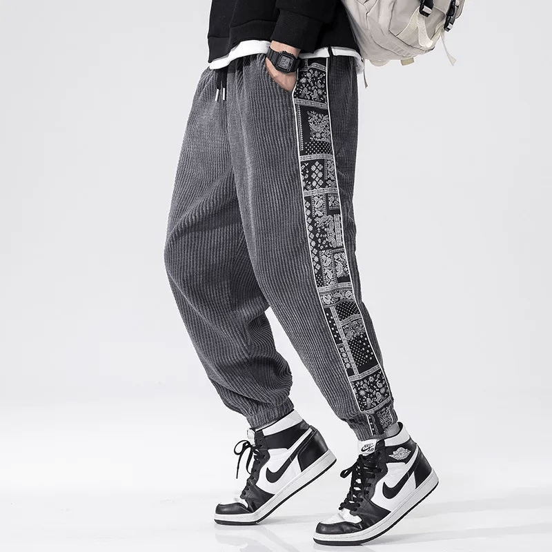 Men's Corduroy Straight-Leg Pants – Structured Design