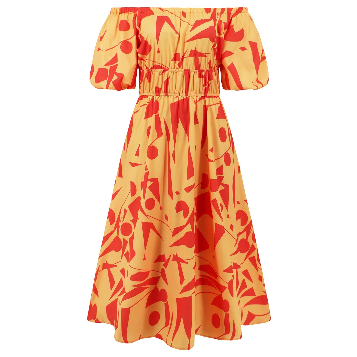 Abito Donna Monospalla Plissettato con Gonna Midi Aderente – Elegante