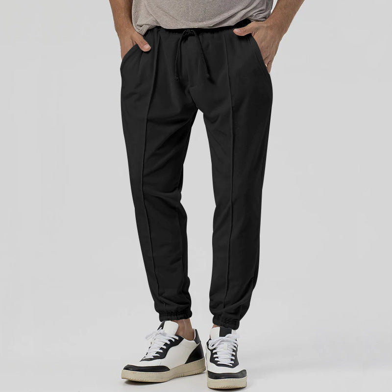 Pantaloni da Tuta Uomo con Vestibilità Ampia e Gamba Affusolata – Vita Media