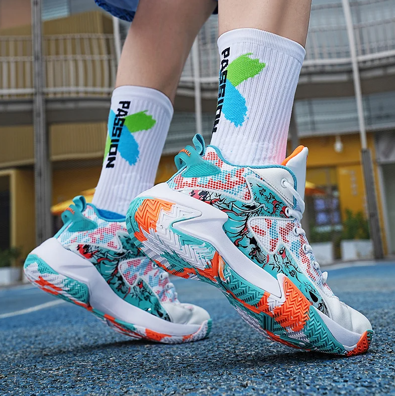 Scarpe Basket Uomo Suola Antiscivolo Tomaia Ventilata Ammortizzate – Sport e Allenamento