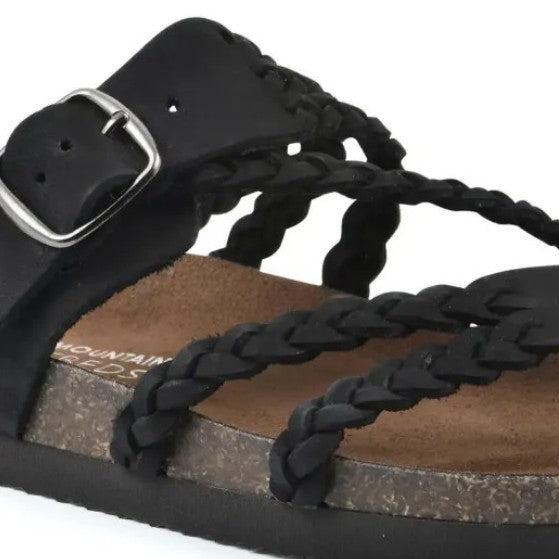Sandali Donna Bassi Slip-On con Cinturini Intrecciati e Design Traforato