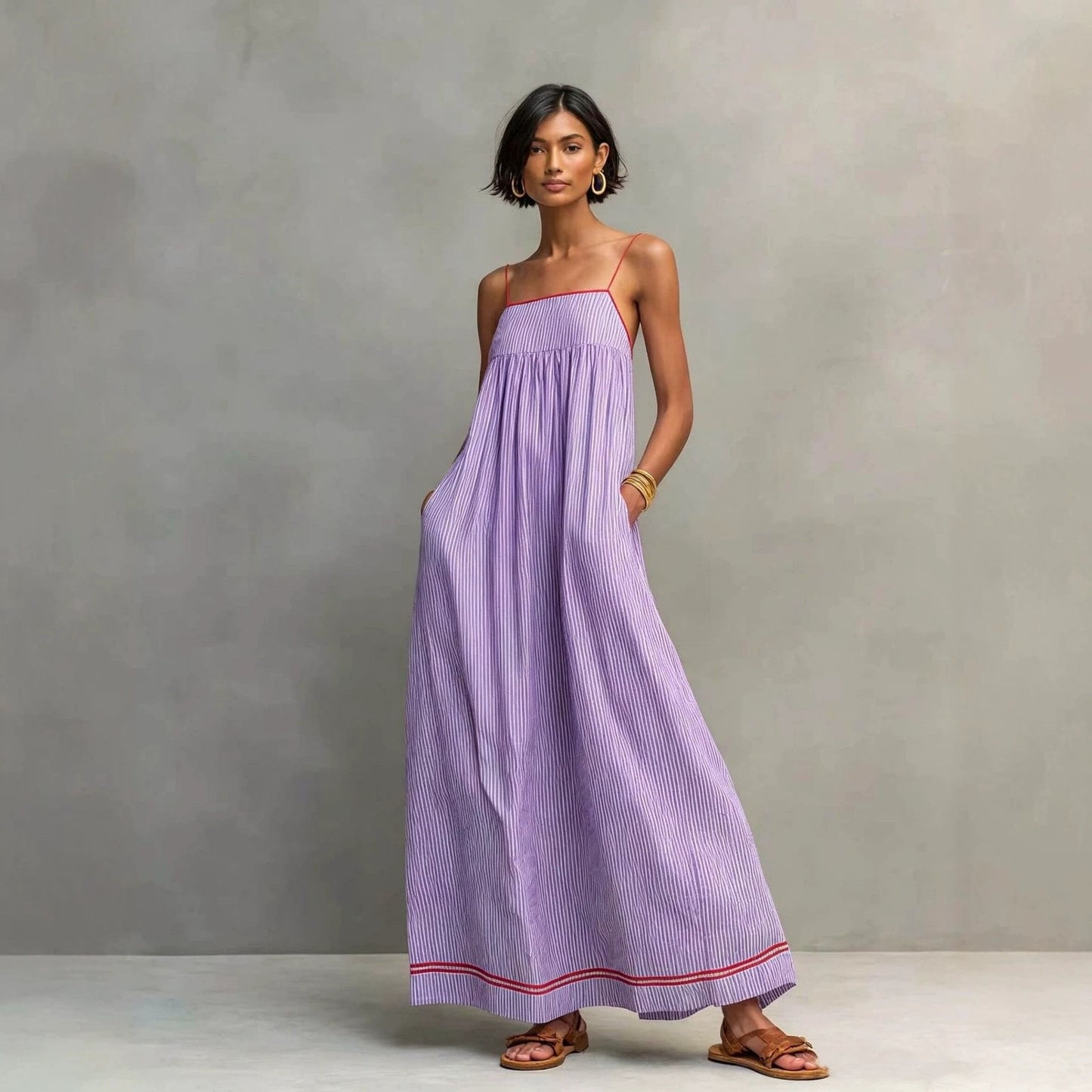Women’s Summer Maxi Dress, Strapless, High-Waisted
