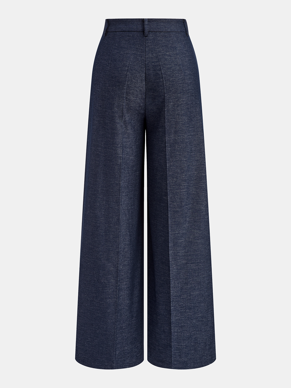 Women's Asymmetric Wide-Leg Trousers with a Tie Belt and Pleated Design