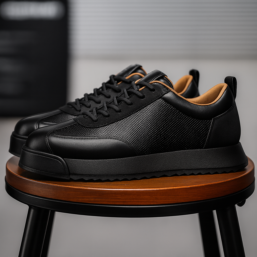 Scarpe Da Uomo Basse Nere E Marroni, Eleganti E Dal Design Classico.