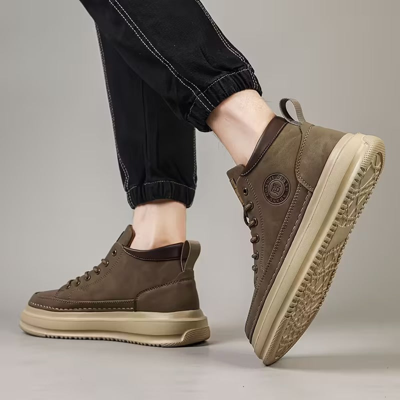 Men's Boots with Orthopedic Support, Ergonomic Insole, and Non-Slip Sole