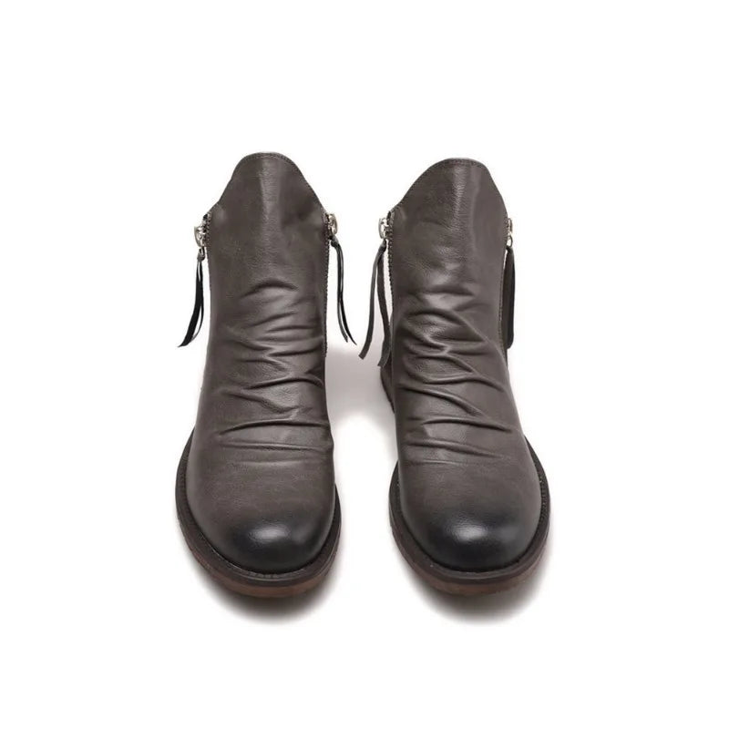 Botines Chelsea para hombre con acabado liso y diseño clásico