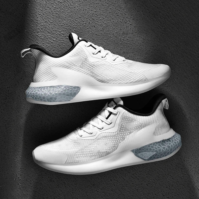 Men's Sneakers Breathable Mesh Upper Cushioned Sole – Lightweight Training and Everyday Shoes