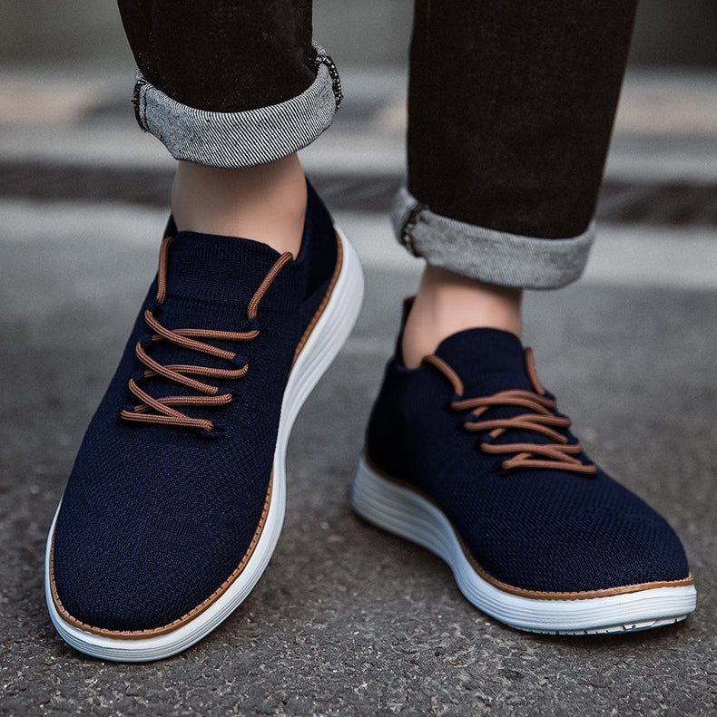 Sneakers Uomo Maglia Traspirante con Soletta Ammortizzante – Scarpe Sportive Comode