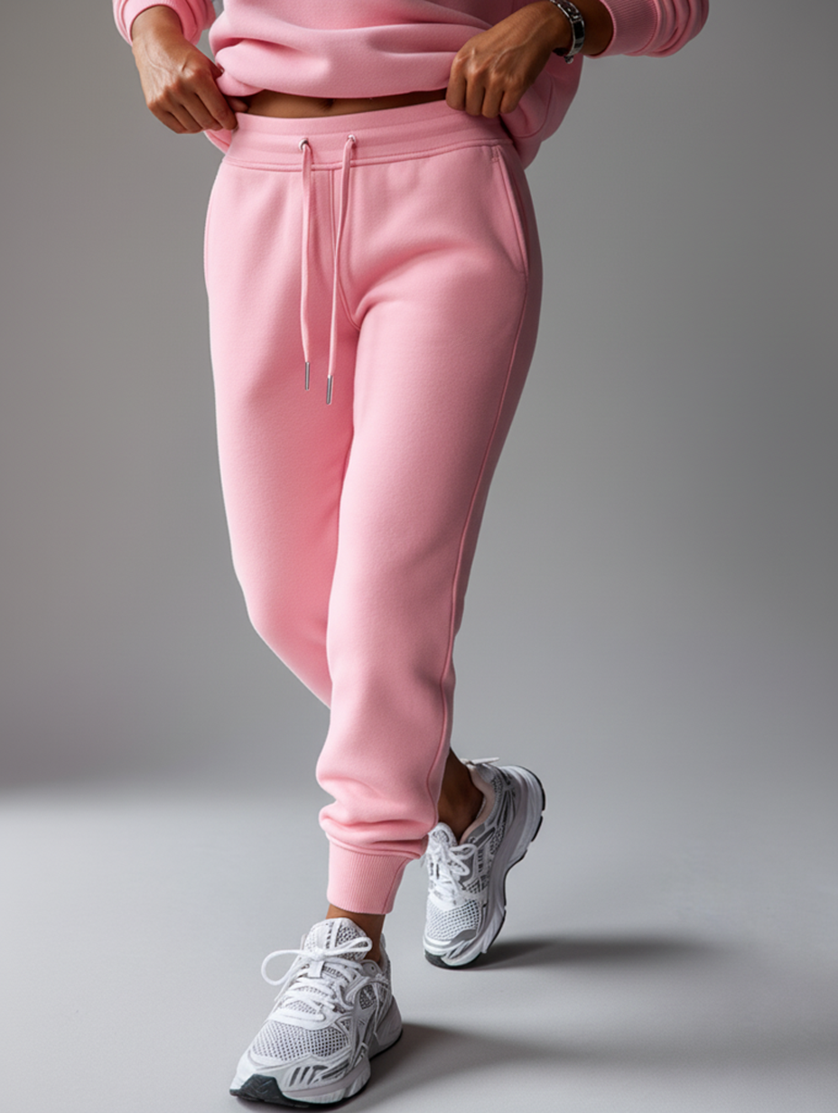 Women's Jogger Pants with Elastic Waistband and Fleece Lined Interior – Fleece Lining