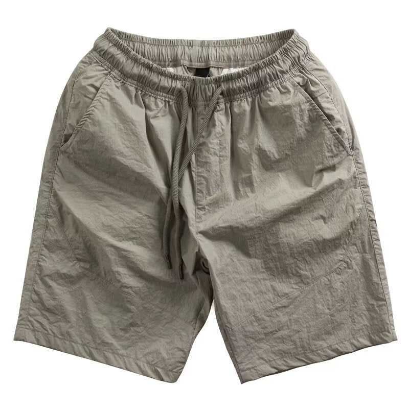Pantaloncini Uomo Estivi con Coulisse e Gamba Dritta – Stile Utility