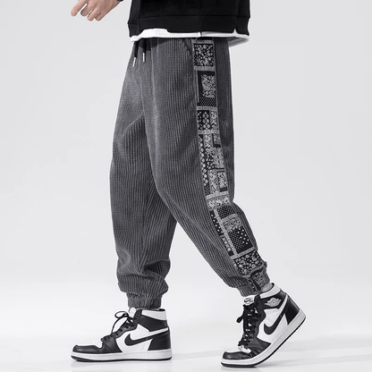 Men's Corduroy Straight-Leg Pants – Structured Design