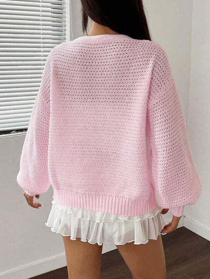Top de manga larga para mujer, ideal para combinar en primavera y llevar en capas en otoño.