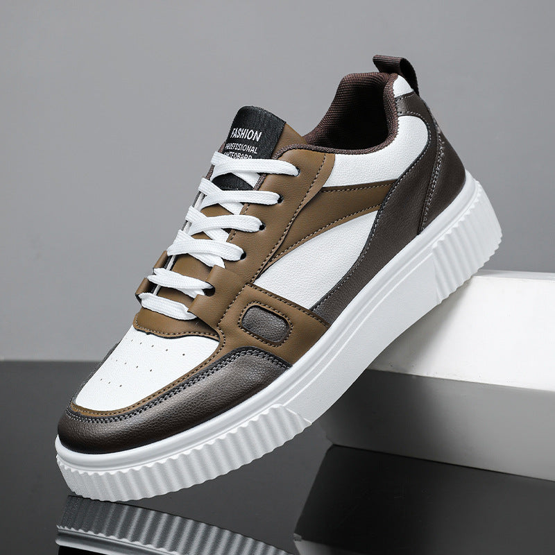 Zapatillas bajas retro de skate para hombre con diseño transpirable