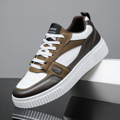 Zapatillas bajas retro de skate para hombre con diseño transpirable