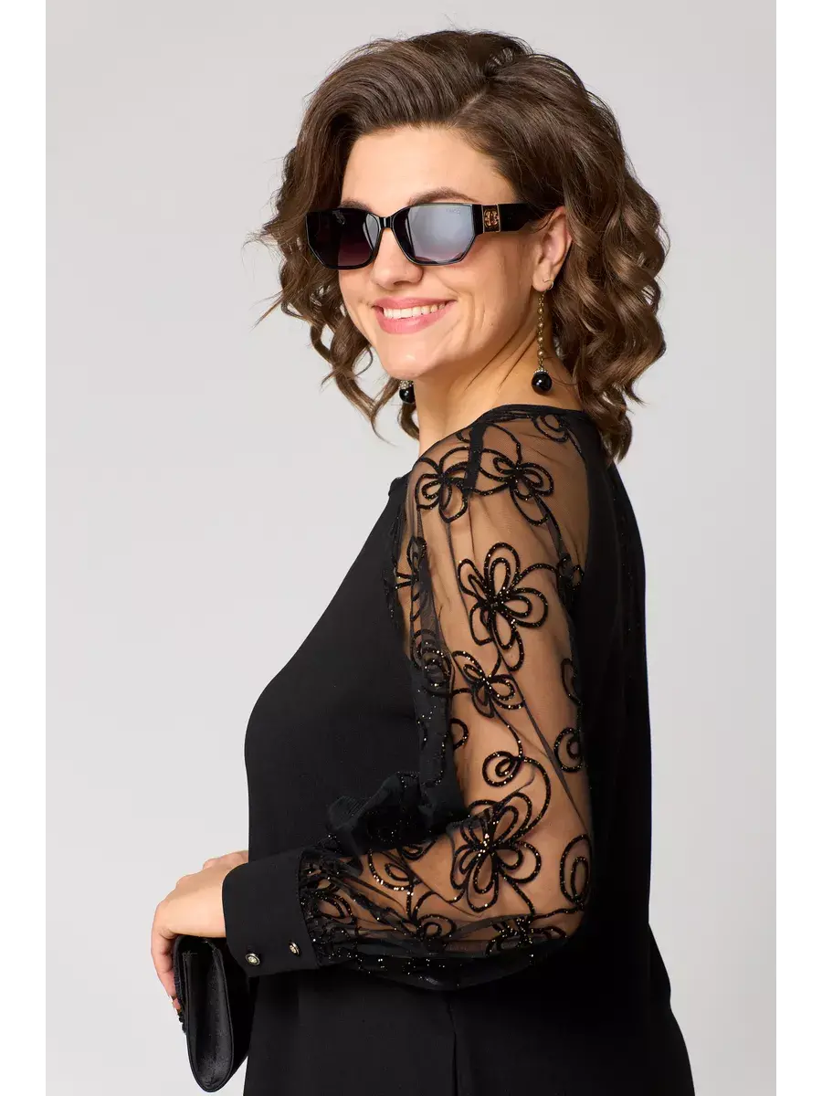Abito Midi da Donna Primaverile con Taglio Libero e Maniche Raffinate