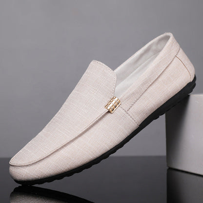Mocassini Uomo Slip-On Traspiranti con Punta Tonda – Scarpe Business Casual