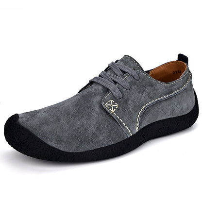 Scarpe Uomo da Escursionismo con Lacci e Punta Arrotondata – Stile Outdoor Casual