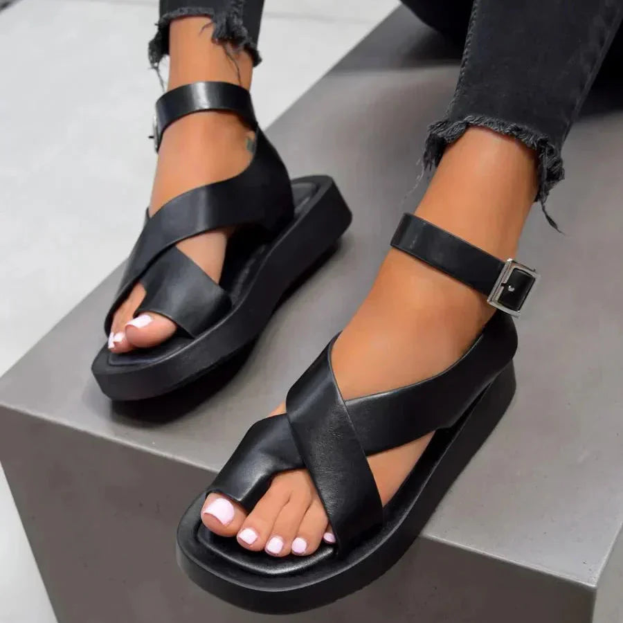 Women's Summer Sandals with Adjustable Straps and Open Toe – Lightweight and Versatile