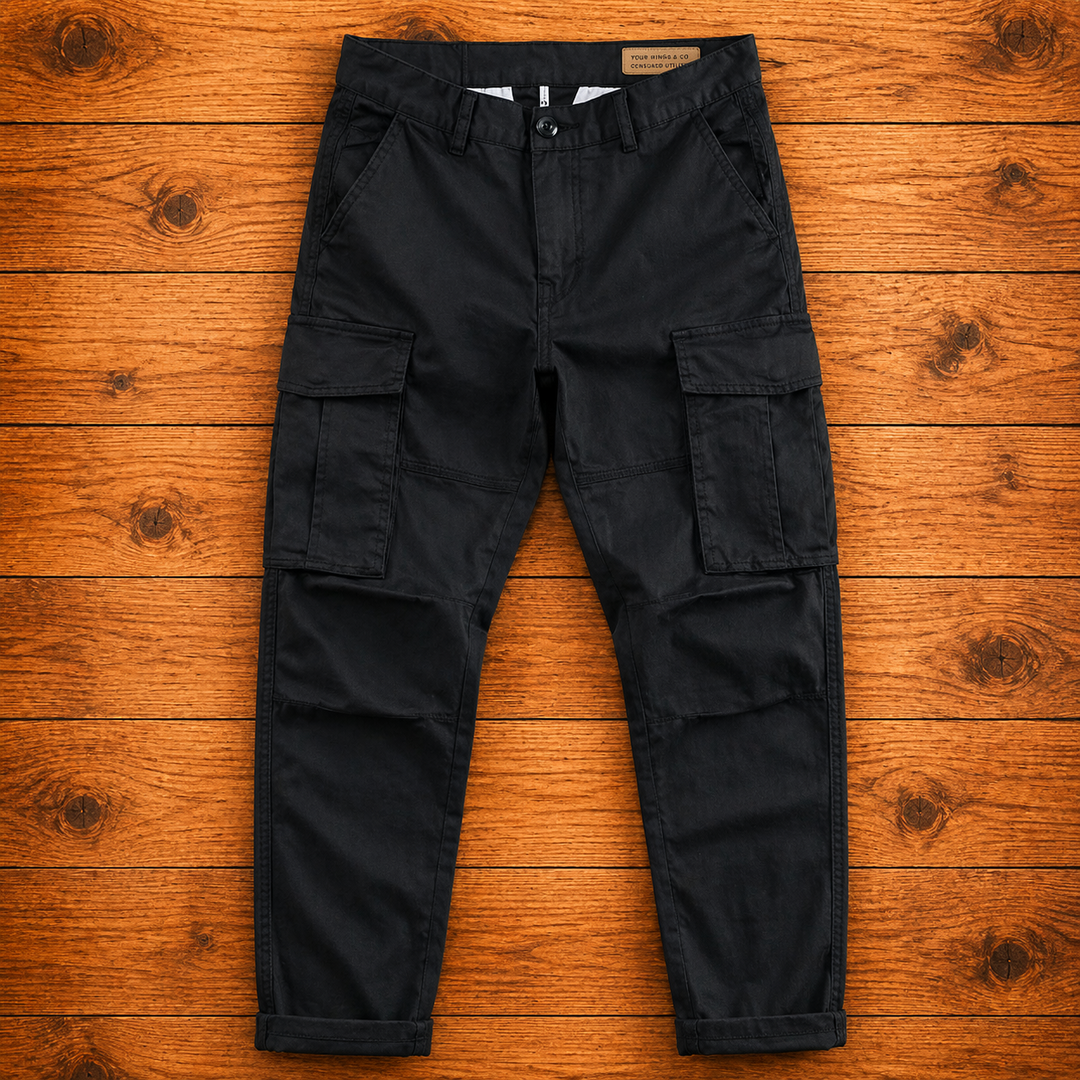 Pantaloni Cargo Uomo Slim con Multitasche – Vestibilità Regolare