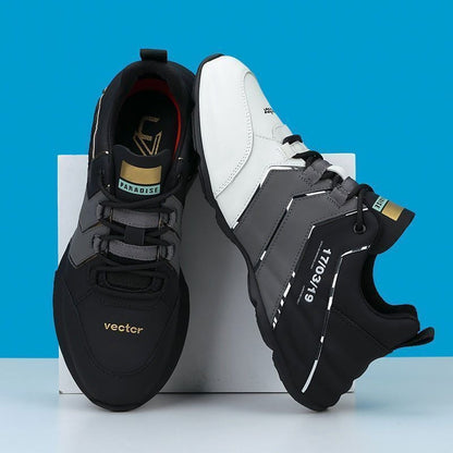 Men's Running Shoes with Laces and Thick Sole