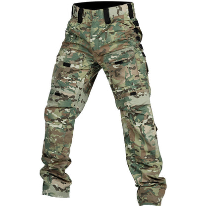 Pantaloni Uomo da Allenamento Mimetici Multi-Tasca per Outdoor – Design Funzionale