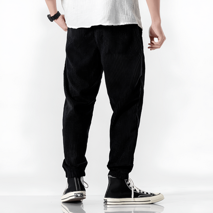 Pantaloni Uomo a Gamba Dritta – Velluto Style con Vestibilità Regolare