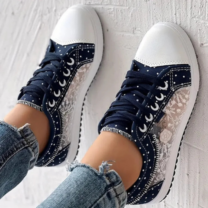Sneakers da Donna con Punta Ampia, Supporto e Soletta Ammortizzata