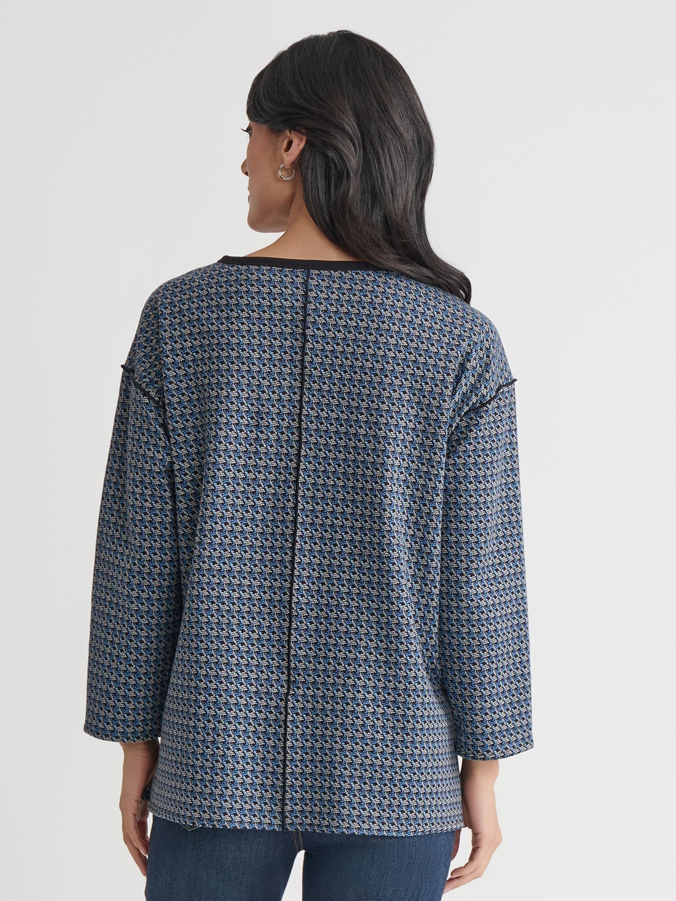 Maglia Donna Maniche Lunghe Girocollo Design da Infilare
