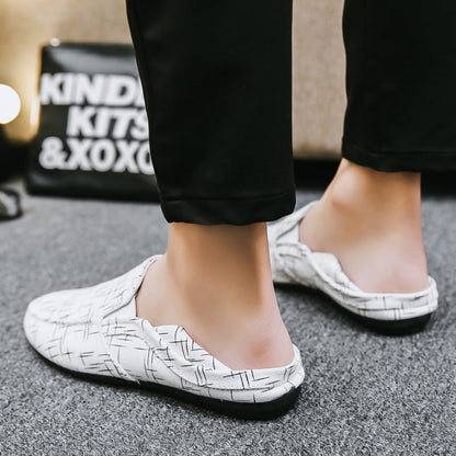 Mocassini Uomo Senza Lacci in Tela – Scarpe Casual da Passeggio