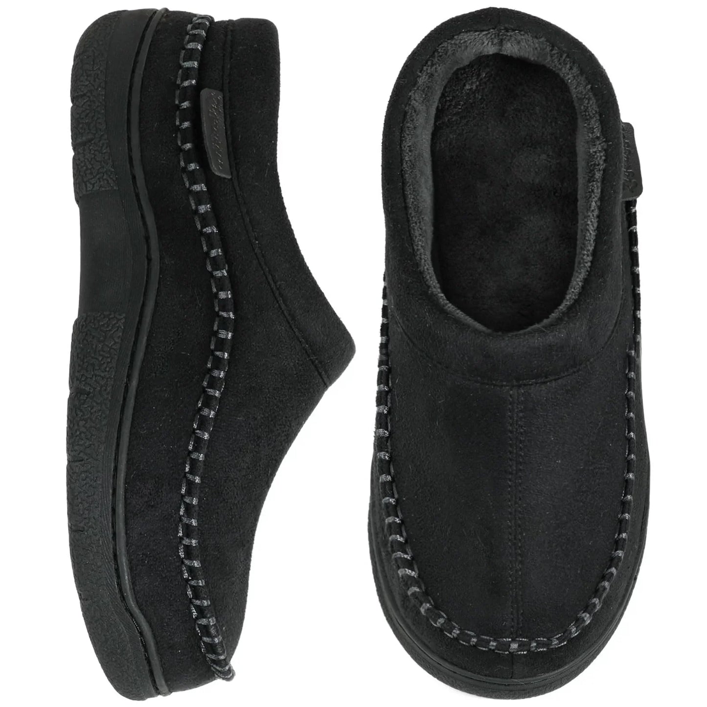 Mocassini Invernali Uomo Slip-On Punta Larga Antiscivolo Foderati in Peluche – Scarpe Calde