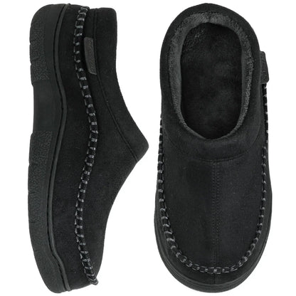 Mocassini Invernali Uomo Slip-On Punta Larga Antiscivolo Foderati in Peluche – Scarpe Calde