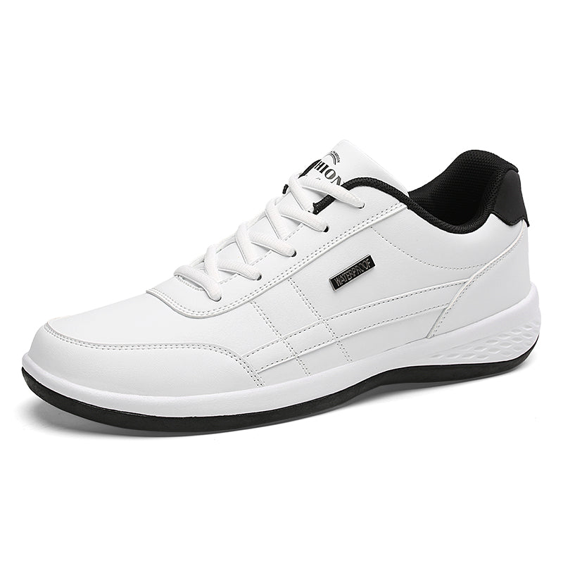 Men's Sneakers with Mesh Upper and Thick Raised PU Sole