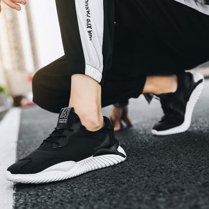 Scarpe Estive da Uomo con Lacci, Tacco Piatto e Punta Tonda