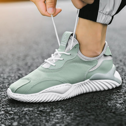 Scarpe Estive da Uomo con Lacci, Tacco Piatto e Punta Tonda