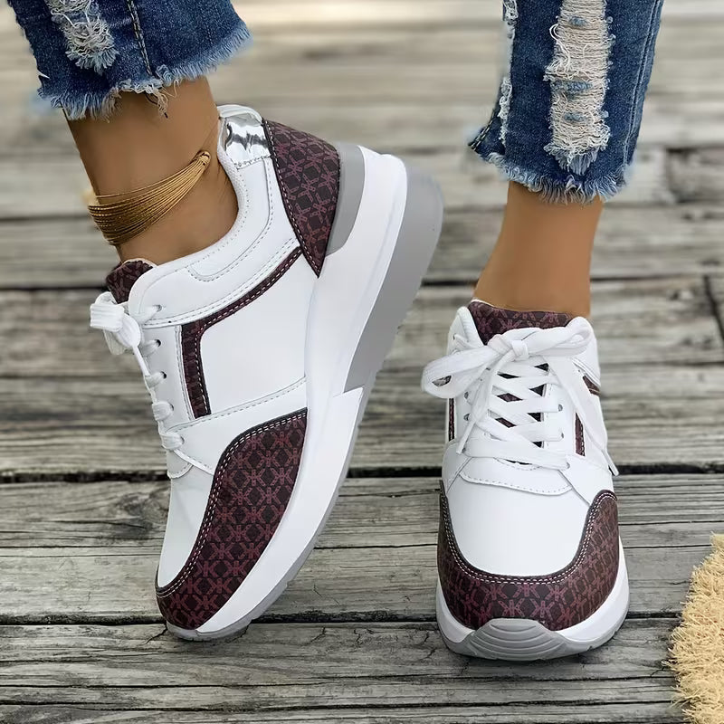 Scarpe Donna Tacco Largo Suola Spessa Supporto Comfort – Scarpe Quotidiane