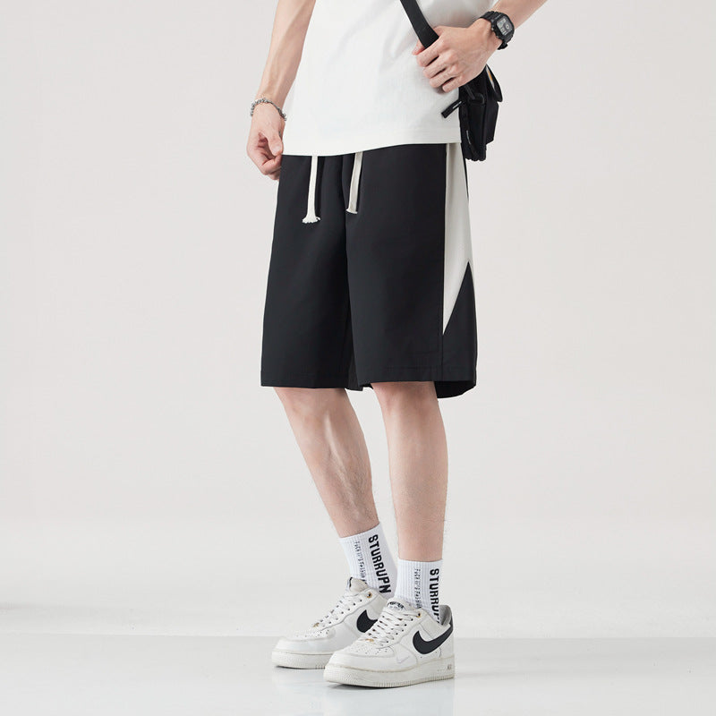 Men's Summer Lightweight Sports Shorts, Loose Fit, Straight Cut, Microelastic
