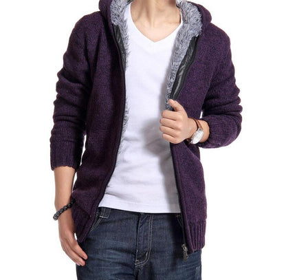 Men's Winter Jacket in Mixed Fabric