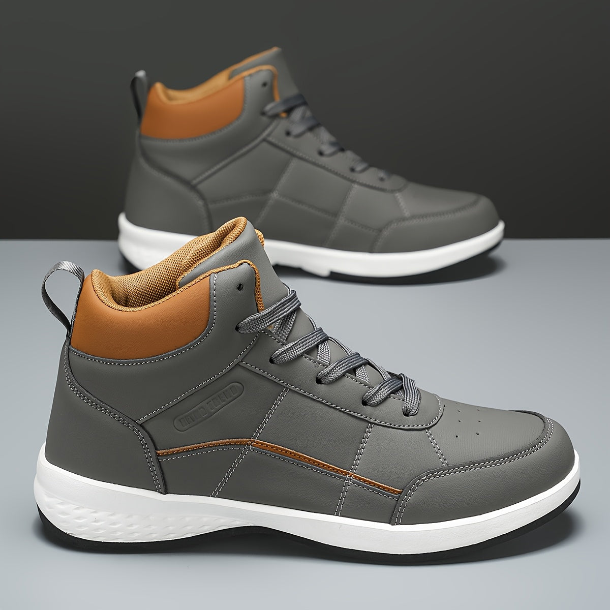 Scarpe Outdoor Uomo Alte per Tutte le Stagioni con Lacci e Suola Antiscivolo – Stile Funzionale