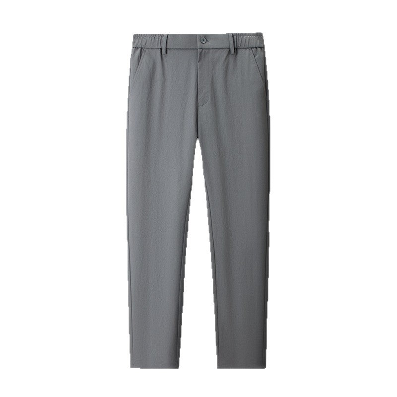 Pantaloni Uomo Dritti Larghi Vita Media Leggeri – Stile Casual