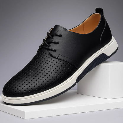 Men's Moccasins with Slip-On Design, Ventilated Upper, and Grip-Edge Sole