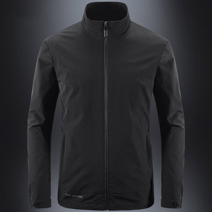 Chaqueta de verano ligera para hombre con cremallera y ajuste ceñido