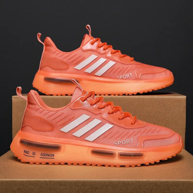 Sneakers Sportive da Uomo con Lacci, Suola ad Aria e Punta Tonda