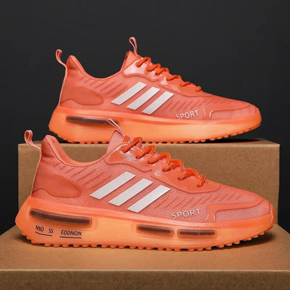 Sneakers Sportive da Uomo con Lacci, Suola ad Aria e Punta Tonda
