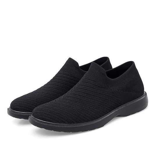 Herresommer Sko i Åndbart Net med Flad Sål – Low-Top Design