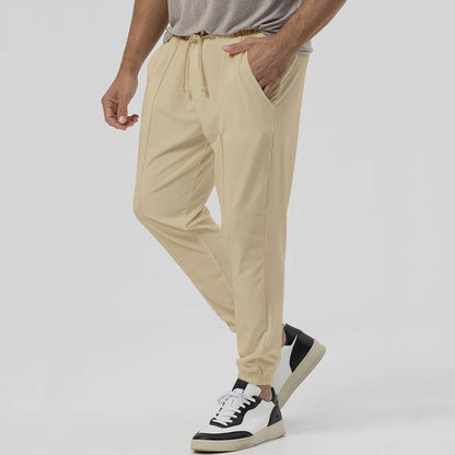 Pantaloni da Tuta Uomo con Vestibilità Ampia e Gamba Affusolata – Vita Media