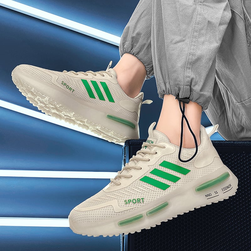 Sneakers Sportive da Uomo con Lacci, Suola ad Aria e Punta Tonda