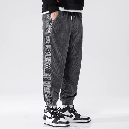 Men's Corduroy Straight-Leg Pants – Structured Design