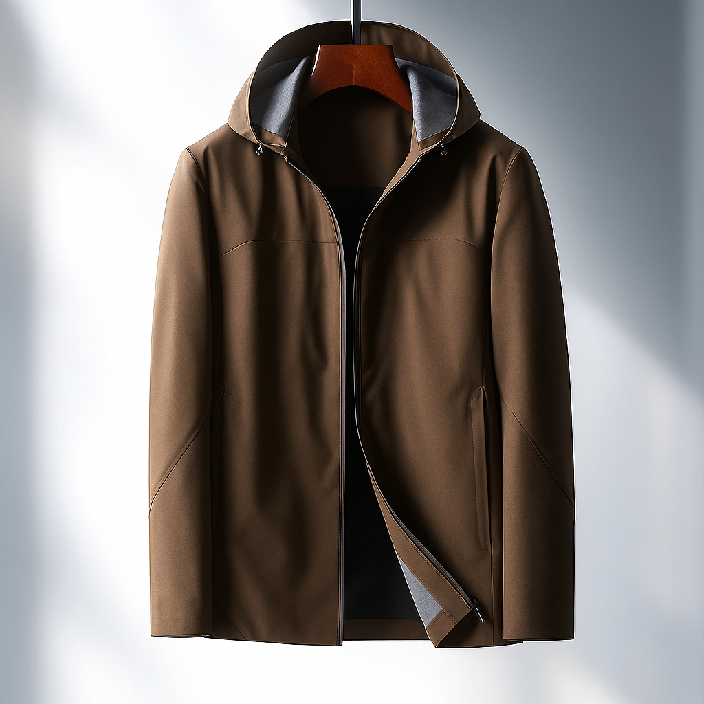 Chaqueta de hombre para invierno con capucha y aislamiento térmico